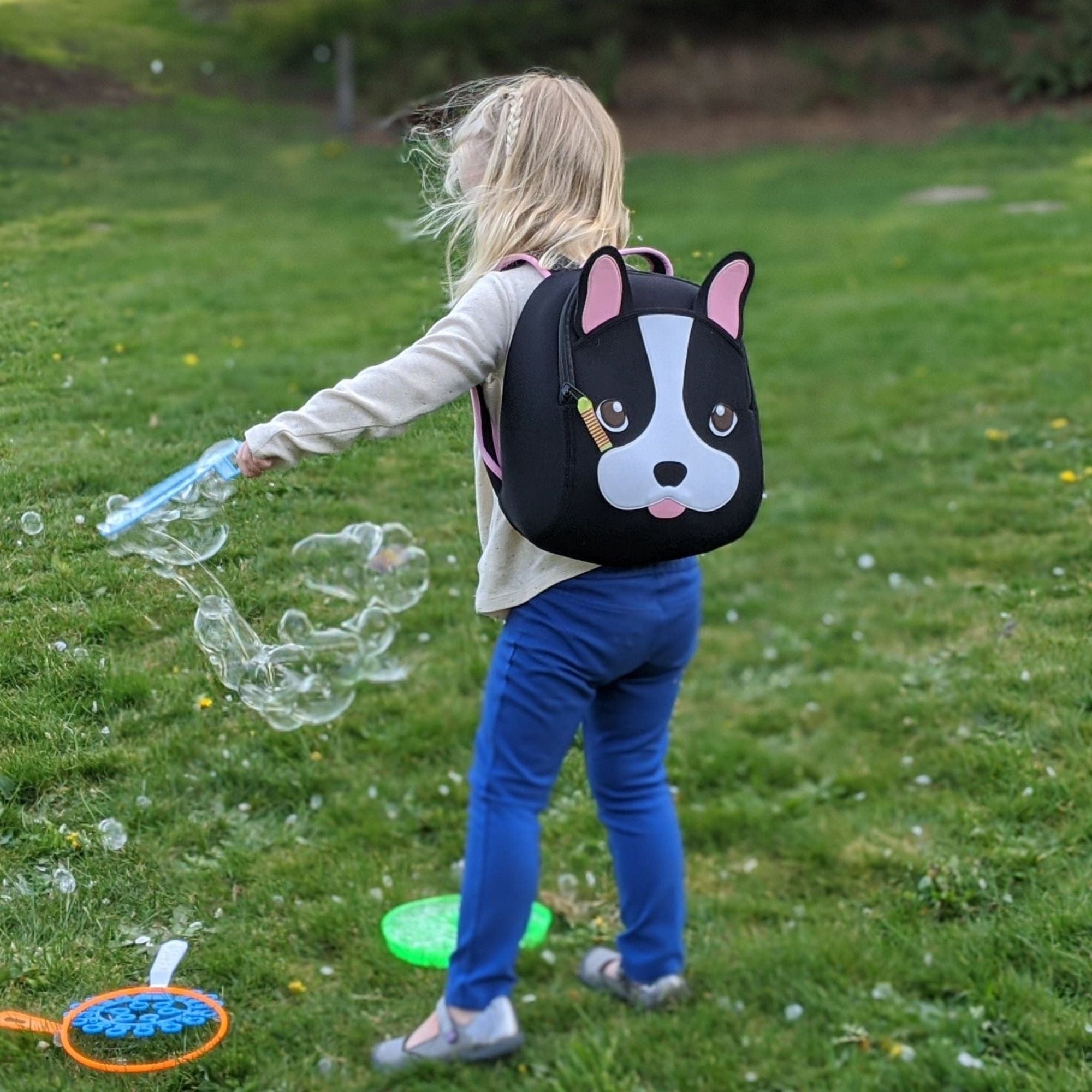Dabbawalla French Bulldog Preschool Toddler Backpack Dabbawalla French Bulldog Preschool Toddler Backpack 