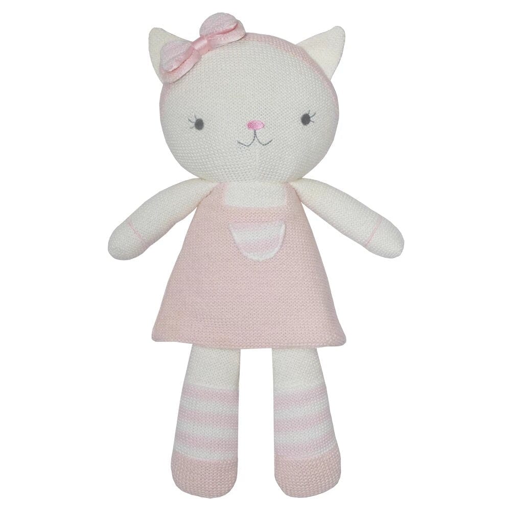 Living Textiles Daisy The Cat Knitted Toy Living Textiles Daisy The Cat Knitted Toy 