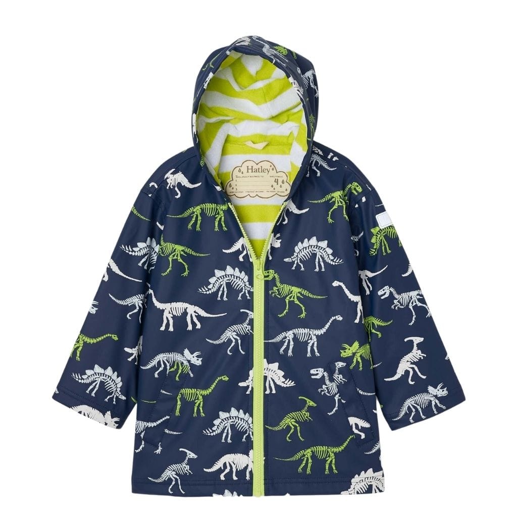 Hatley Dino Fossils Colour Changing Splash Jacket Hatley Dino Fossils Colour Changing Splash Jacket 