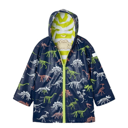 Hatley Dino Fossils Colour Changing Splash Jacket Hatley Dino Fossils Colour Changing Splash Jacket 