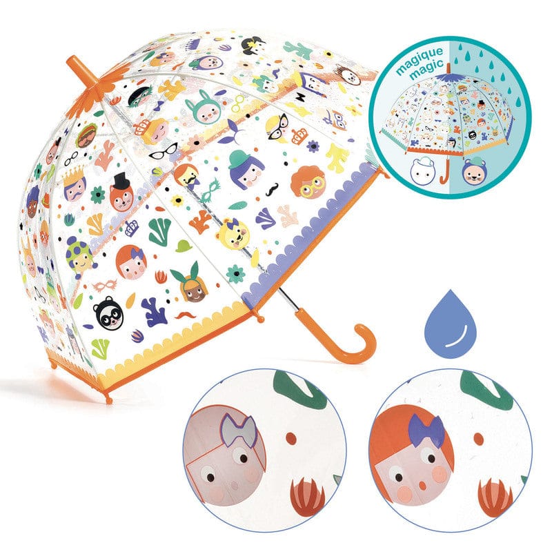 Djeco Faces Colour Changing Umbrella Djeco Faces Colour Changing Umbrella 