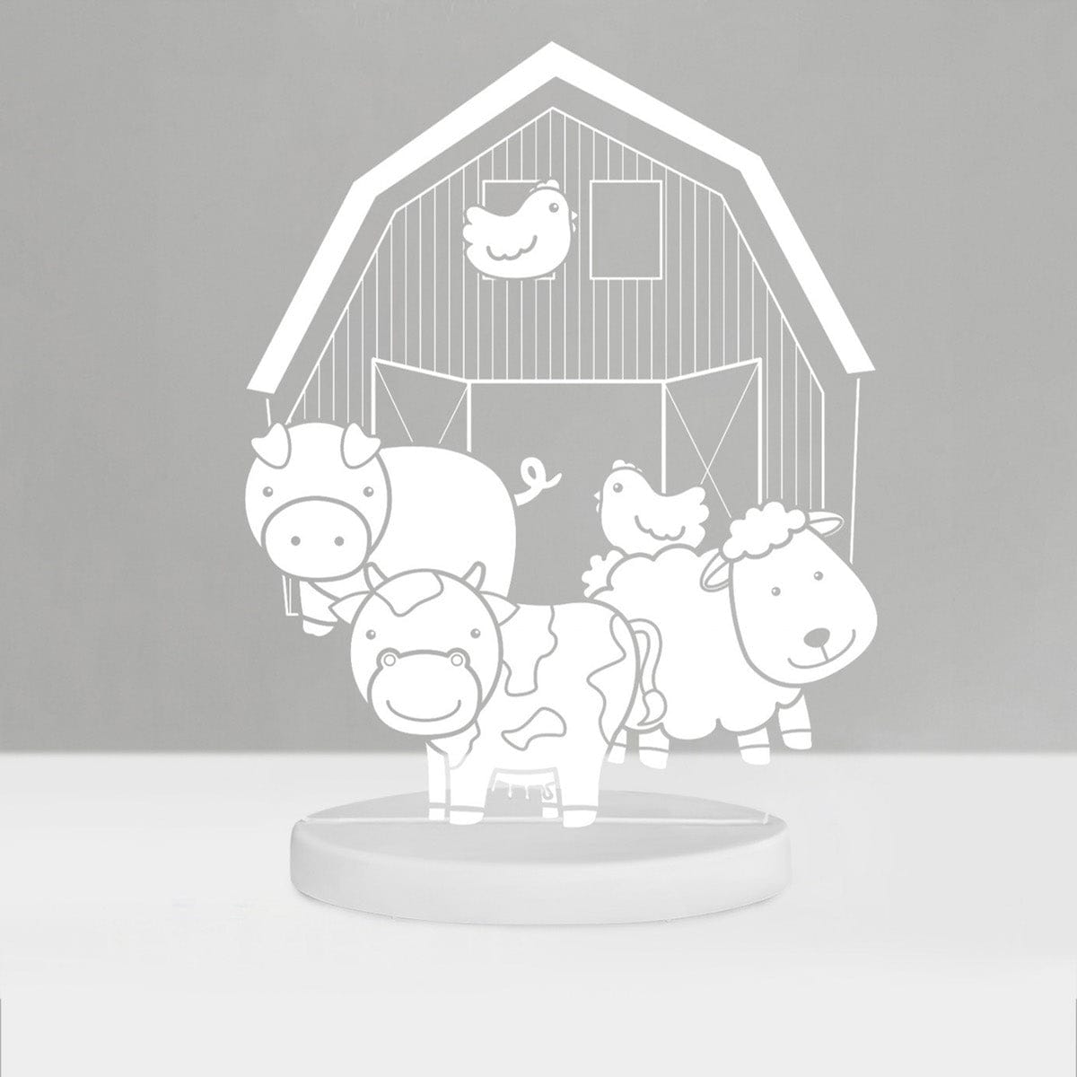 Duski Dream Farm Yard LED Night Light Duski Dream Farm Yard LED Night Light 