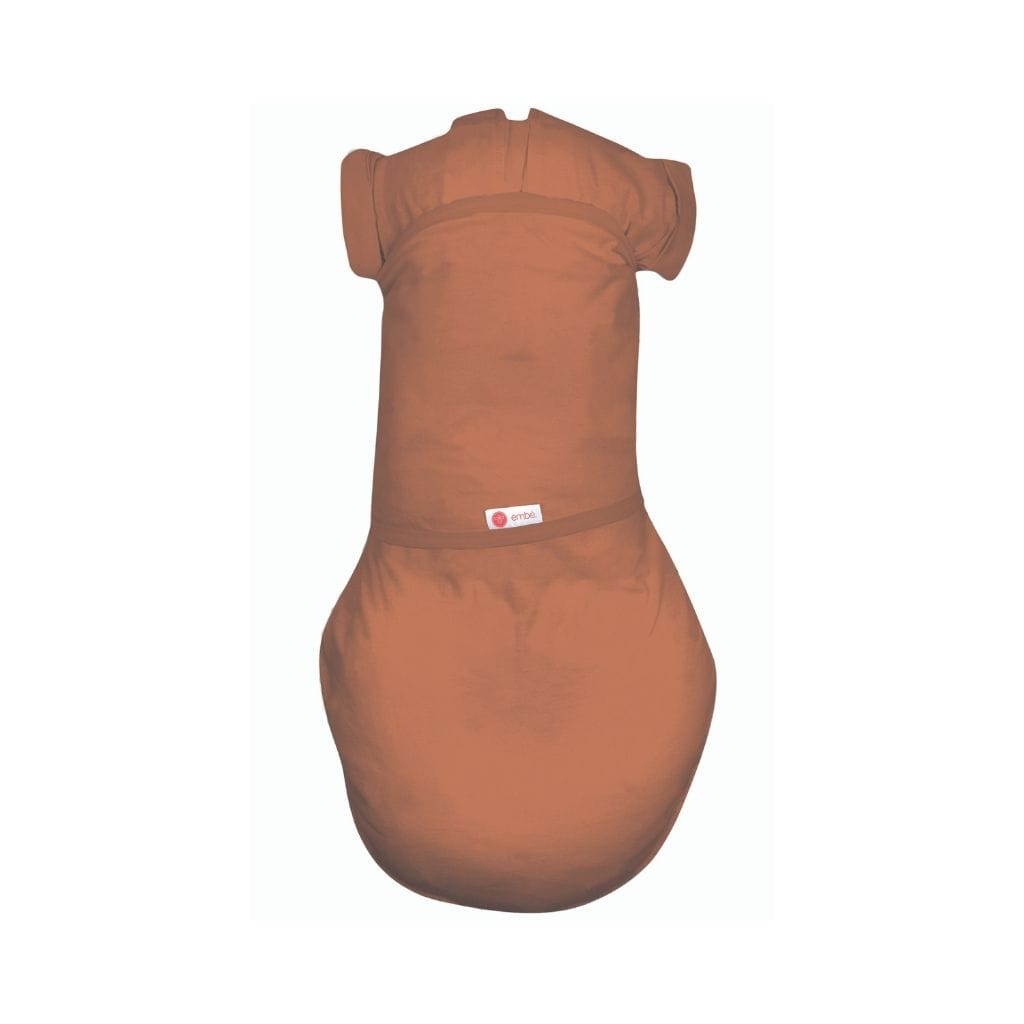 embé Short Sleeve Transitional 2-Way Swaddle Sack (3-6mos) Rust EB-TRAN-SWA-3-36M-RUST