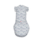 embé Short Sleeve Transitional 2-Way Swaddle Sack (3-6mos) Angle Stripe EB-TRAN-SWA-3-36M-ANGSTR