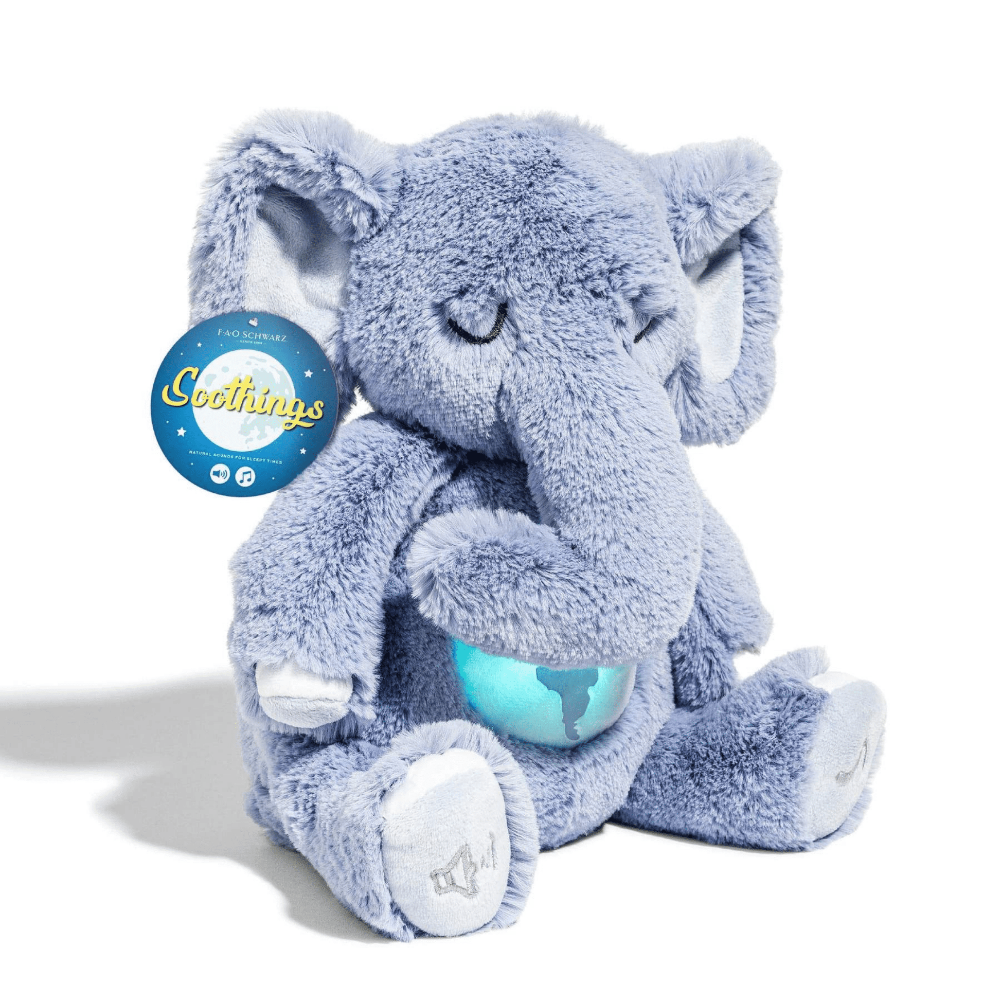 FAO Schwarz Elephant Soother Plush Toy with LED Lights and Sounds FAO Schwarz Elephant Soother Plush Toy with LED Lights and Sounds 