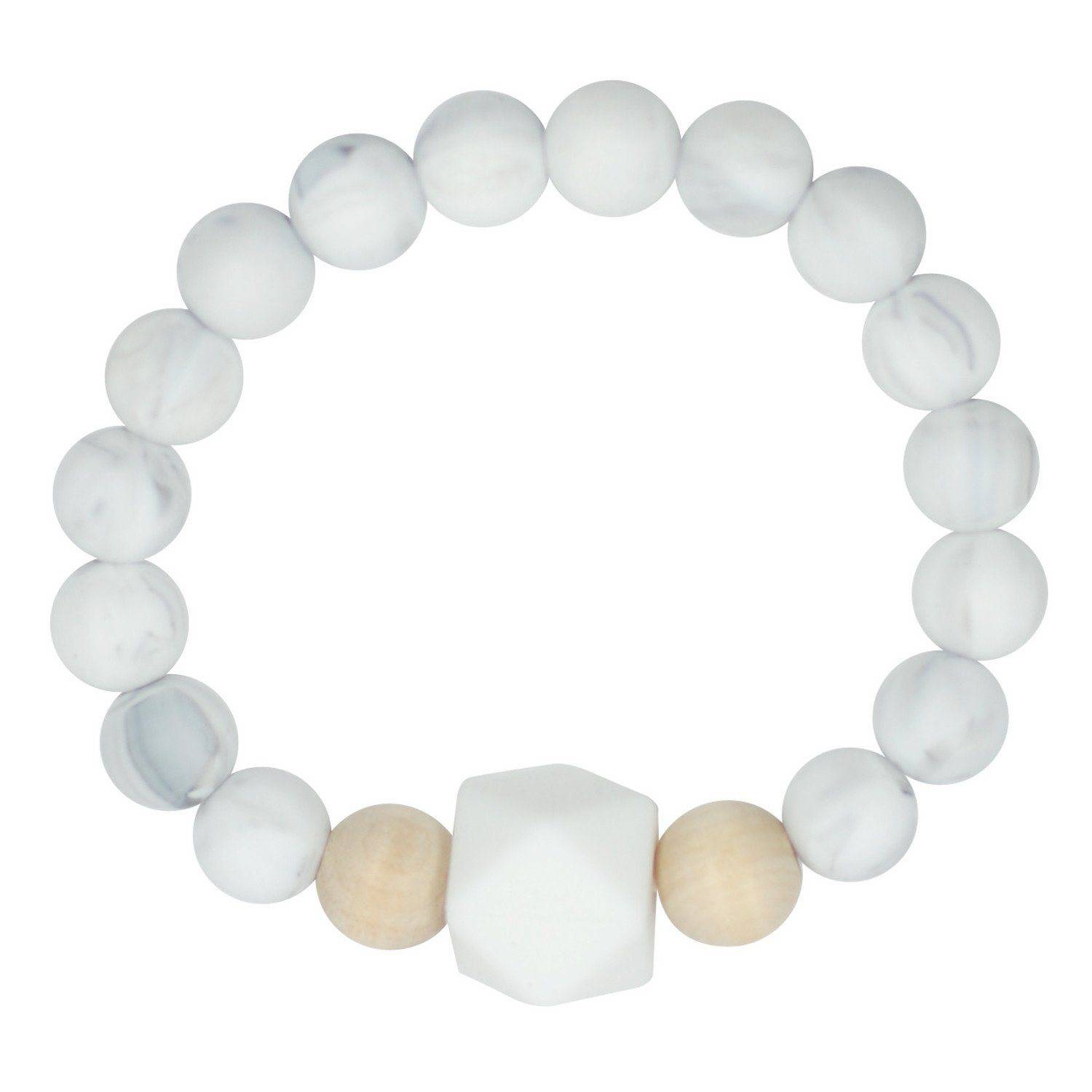 Glitter & Spice Adult Silicone Teething Gemstone Bracelet Luna 