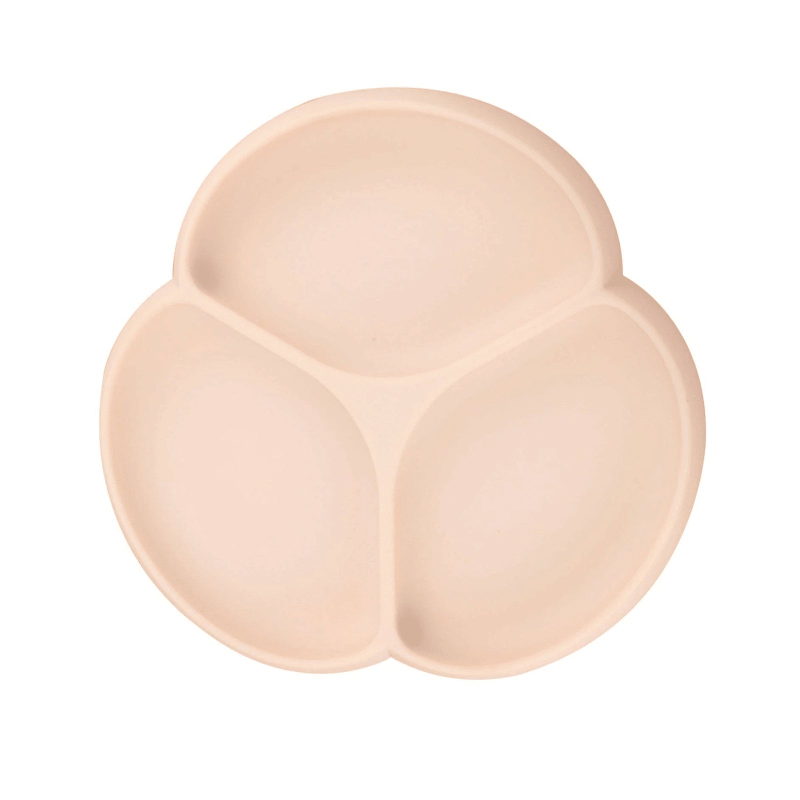 Glitter & Spice Silicone Divided Grip Plate (3 Sections) Blush GS-SPLAT02