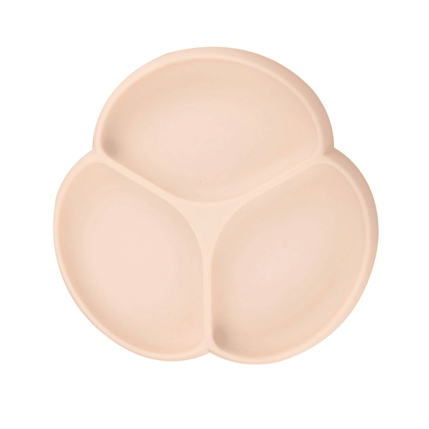 Glitter & Spice Silicone Divided Grip Plate (3 Sections) Blush GS-SPLAT02