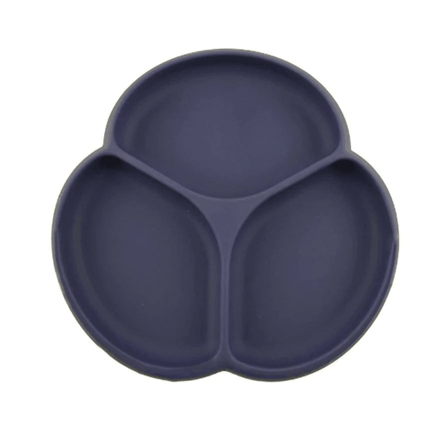 Glitter & Spice Silicone Divided Grip Plate (3 Sections) Midnight Blue GS-SPLAT11
