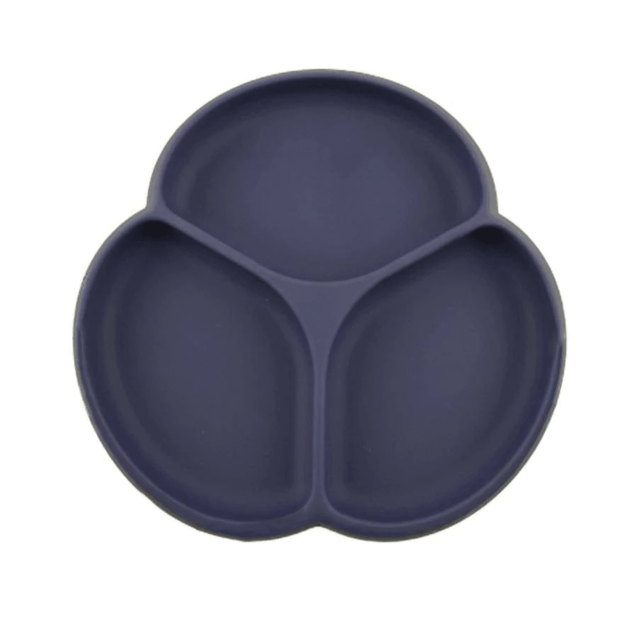 Glitter & Spice Silicone Divided Grip Plate (3 Sections) Midnight Blue GS-SPLAT11