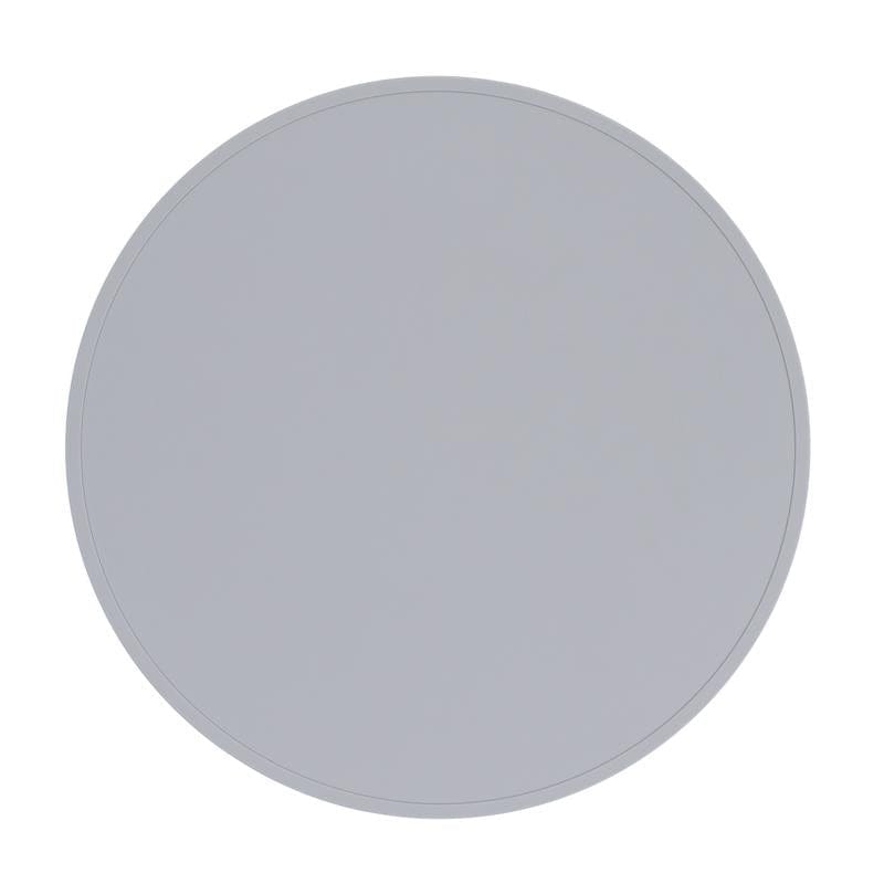 We Might Be Tiny Round Placie | Non-slip Silicone Placemat Grey 