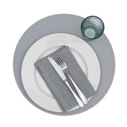We Might Be Tiny Round Placie | Non-slip Silicone Placemat We Might Be Tiny Round Placie | Non-slip Silicone Placemat 