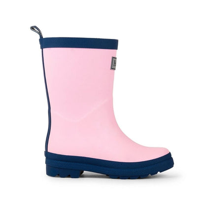 Hatley Classic Kids Rain Boots in Pink & Navy Matte Hatley Classic Kids Rain Boots in Pink & Navy Matte 