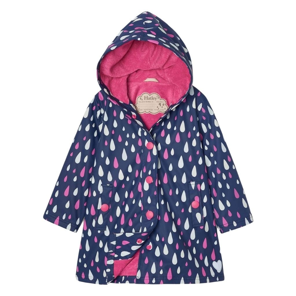 Hatley Rain Drops Colour Changing Splash Jacket Hatley Rain Drops Colour Changing Splash Jacket 