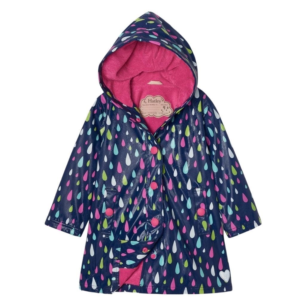 Hatley Rain Drops Colour Changing Splash Jacket Hatley Rain Drops Colour Changing Splash Jacket 