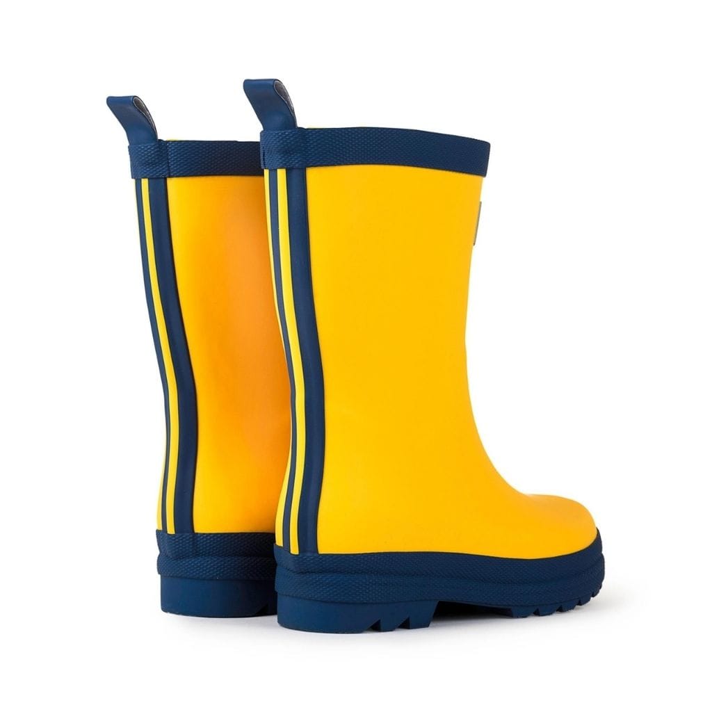 Hatley Classic Kids Rain Boots in Yellow & Navy Matte Hatley Classic Kids Rain Boots in Yellow & Navy Matte 