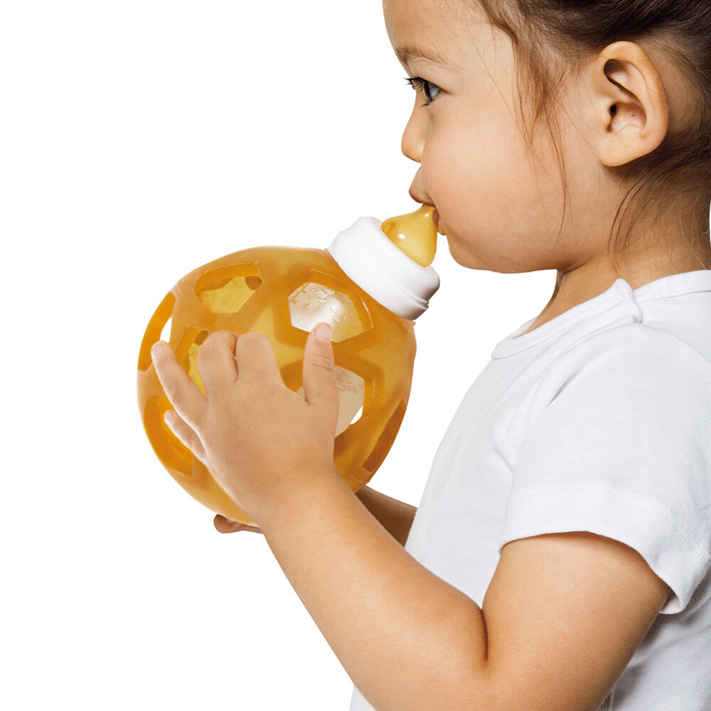 Hevea 2 in 1 Baby Glass Bottle with Star Ball Hevea 2 in 1 Baby Glass Bottle with Star Ball 