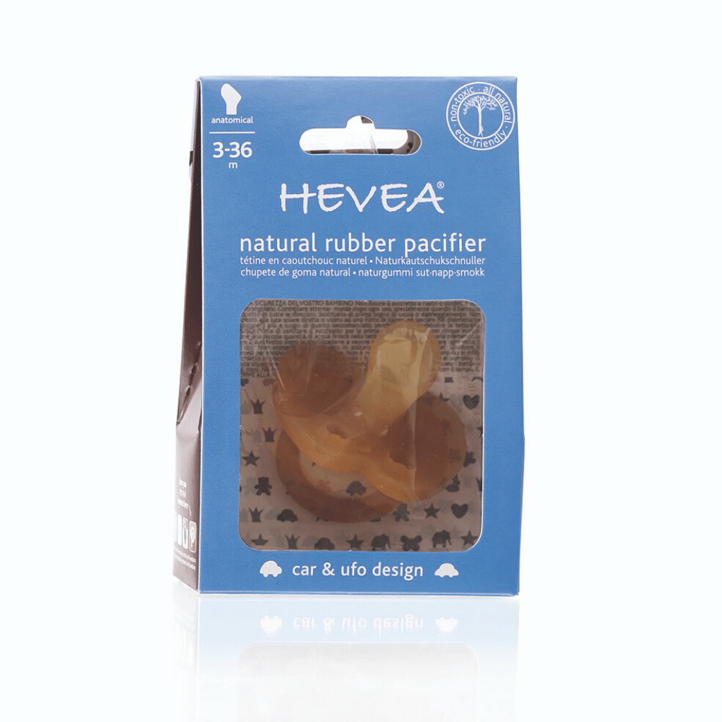 Hevea Classic Orthodontic Pacifier - Car Hevea Classic Orthodontic Pacifier - Car 