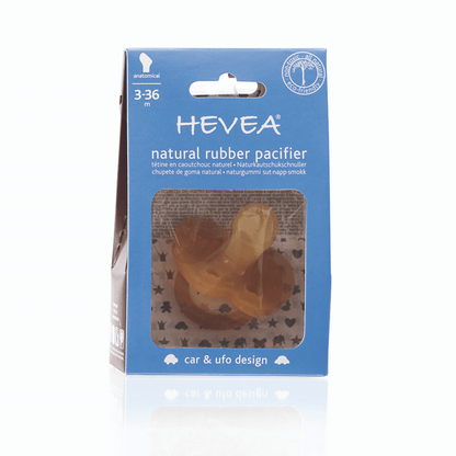 Hevea Classic Orthodontic Pacifier - Car Hevea Classic Orthodontic Pacifier - Car 