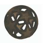 Hevea Star Ball – Tactile Toy Charcoal HE-TOY-Star-Ball-Charcoal