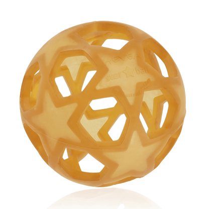 Hevea Star Ball – Tactile Toy Natural HE-TOY-Star-Ball-Natural