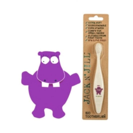 Jack N' Jill Hippo Bio Toothbrush Jack N' Jill Hippo Bio Toothbrush 