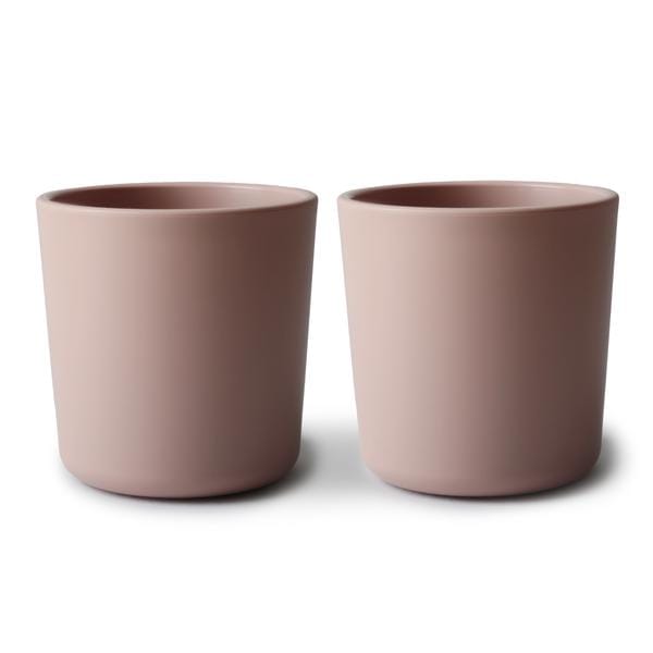 Mushie Dinnerware Cups, Set of 2 (Blush) Mushie Dinnerware Cups, Set of 2 (Blush) 