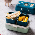 Monbento Tresor blue Cosmic The Kids Bento Box 800ml Monbento Tresor blue Cosmic The Kids Bento Box 800ml 