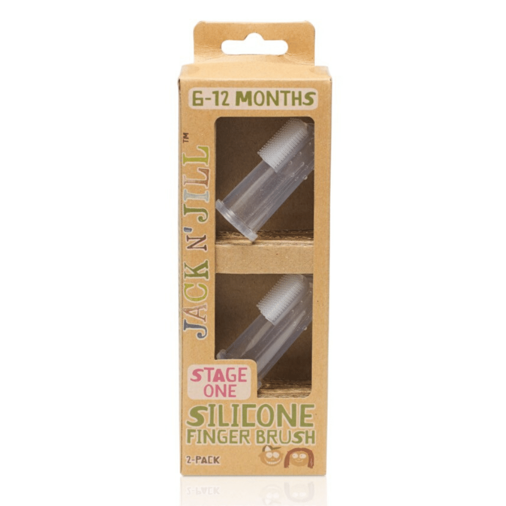 Jack N' Jill Stage 1 Silicone Finger Brush 2 Pack (6-12 months) Jack N' Jill Stage 1 Silicone Finger Brush 2 Pack (6-12 months) 