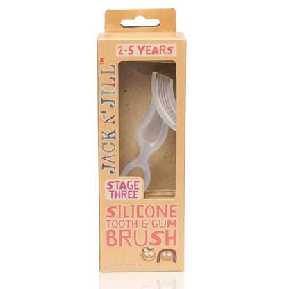 Jack N' Jill Stage 3 Silicone Tooth & Gum Brush (2-5 years) Jack N' Jill Stage 3 Silicone Tooth & Gum Brush (2-5 years) 
