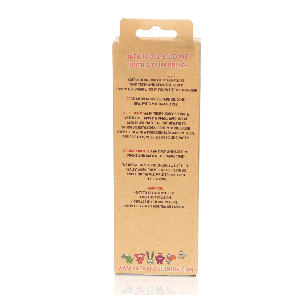 Jack N' Jill Stage 3 Silicone Tooth & Gum Brush (2-5 years) Jack N' Jill Stage 3 Silicone Tooth & Gum Brush (2-5 years) 