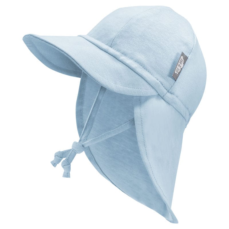 Jan & Jul Baby Sun Soft UPF 50+ Cotton Adjustable Caps Baby Blue / M (6-24 months) HBS-BLU-M