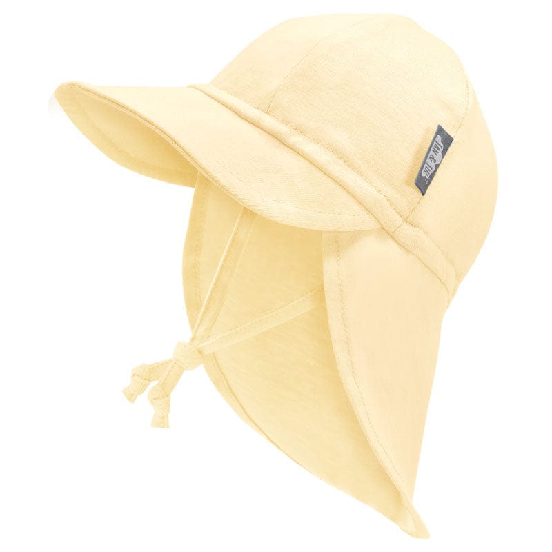 Jan & Jul Baby Sun Soft UPF 50+ Cotton Adjustable Caps Butter Yellow / M (6-24 months) HBS-BYL-M