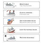 Jan & Jul Graphic Knit Me-Put-On Sneaker Shoes Jan & Jul Graphic Knit Me-Put-On Sneaker Shoes 