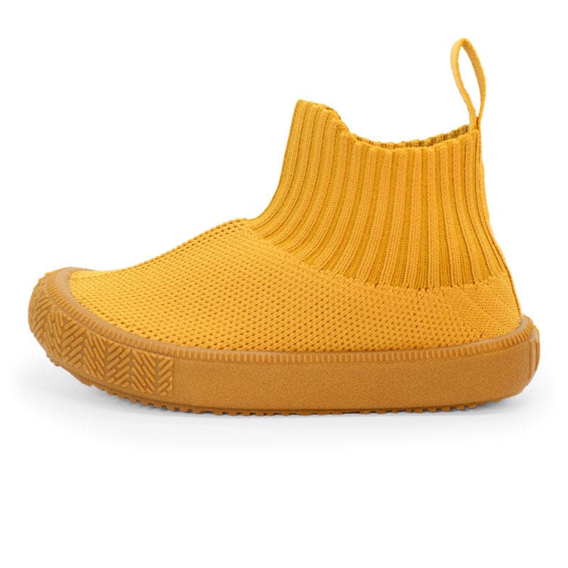 Jan & Jul Hi-Top Knit Me-Put-On Sneaker Shoes Mustard / US 12 JJ-HTKMPOS-MSD-29
