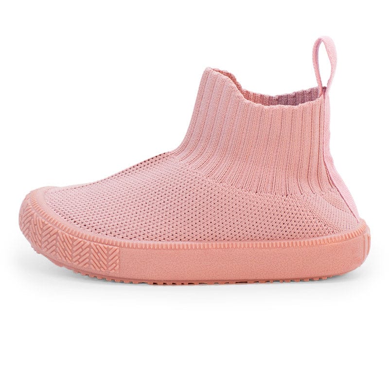 Jan & Jul Hi-Top Knit Me-Put-On Sneaker Shoes Pale Pink / US 12 JJ-HTKMPOS-PP-29