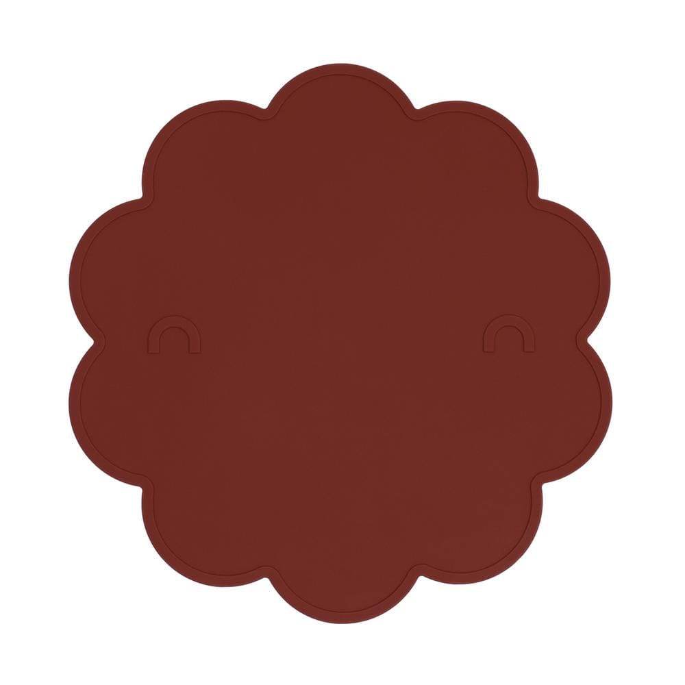 We Might Be Tiny Jelly Placie | Non-slip Silicone Placemat Rust 