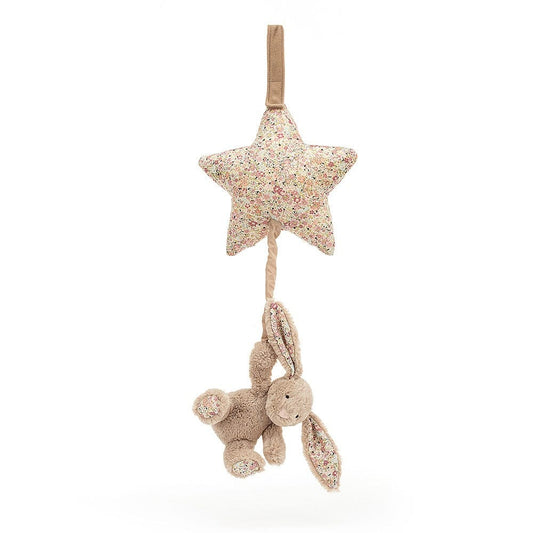 Jellycat Blossom Bea Beige Bunny Musical Pull Jellycat Blossom Bea Beige Bunny Musical Pull 