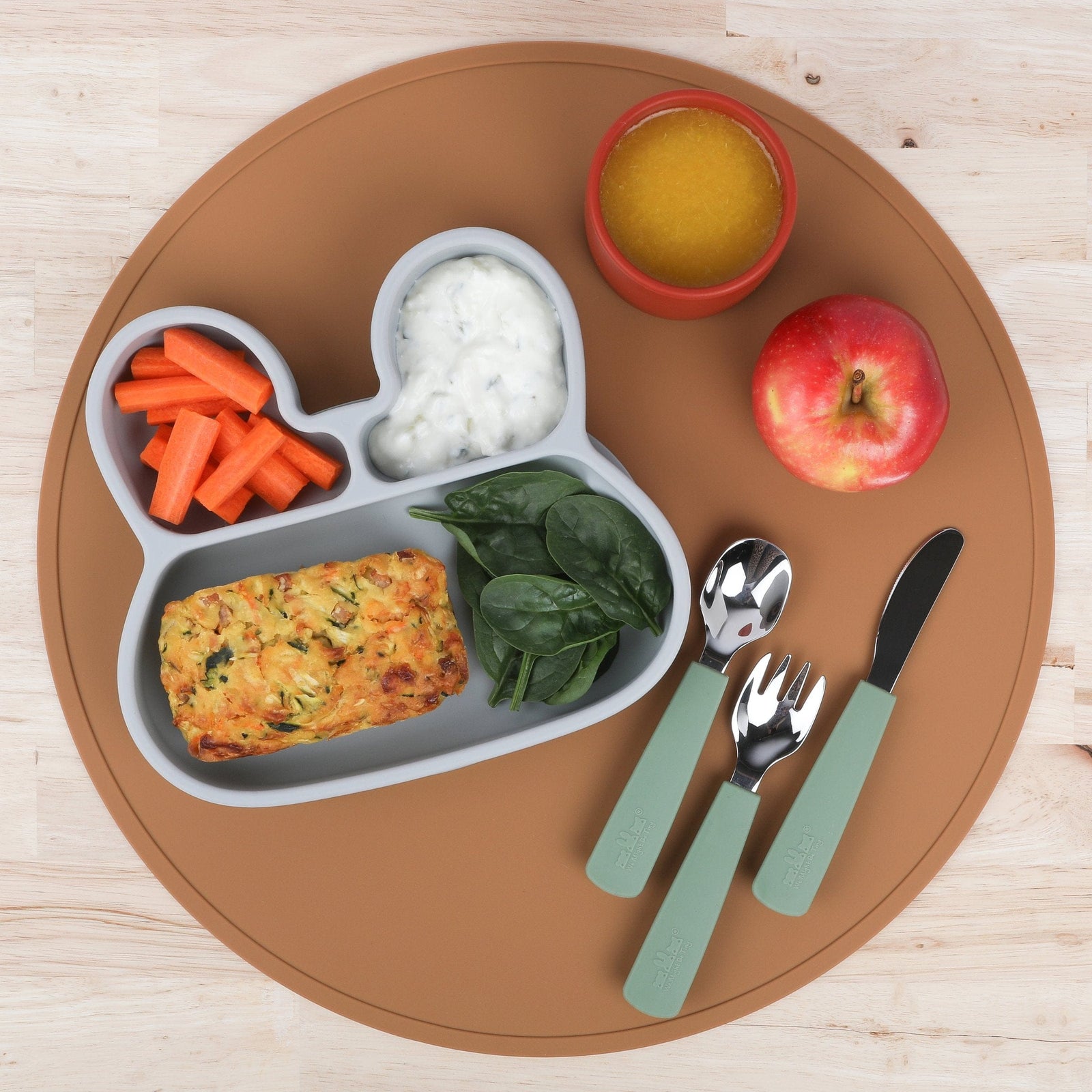 We Might Be Tiny Toddler Feedie Stainless Steel 3 Piece Cutlery Set We Might Be Tiny Toddler Feedie Stainless Steel 3 Piece Cutlery Set 