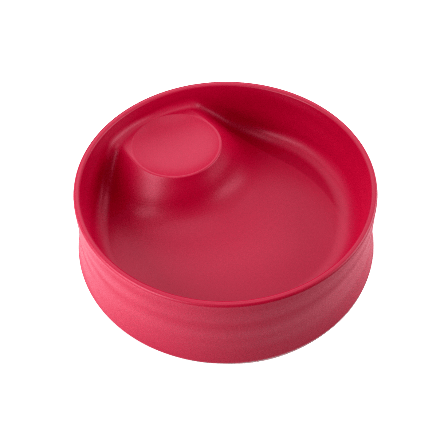 Kizingo Nudge Toddler Bowl Raspberry 