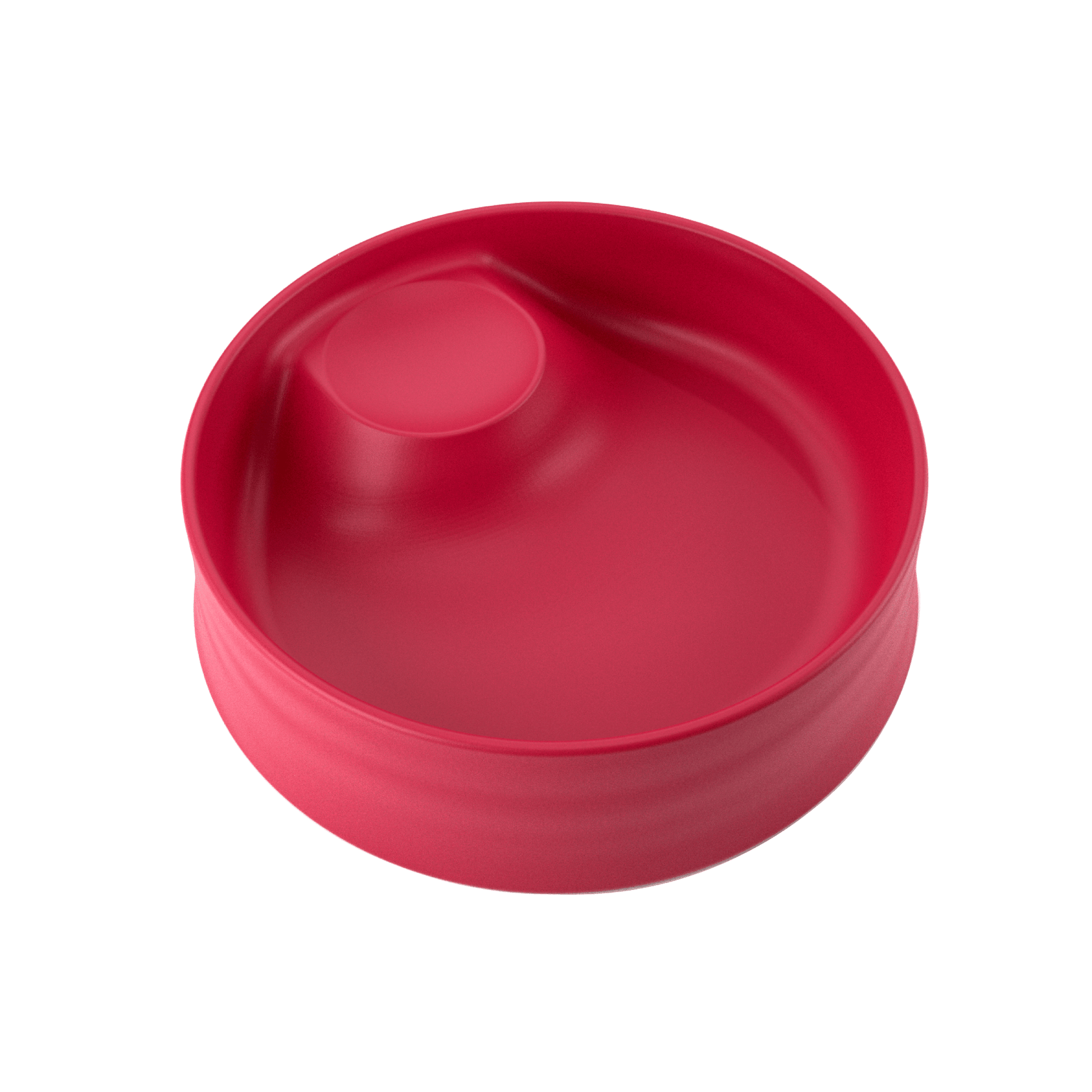 Kizingo Nudge Toddler Bowl Raspberry 