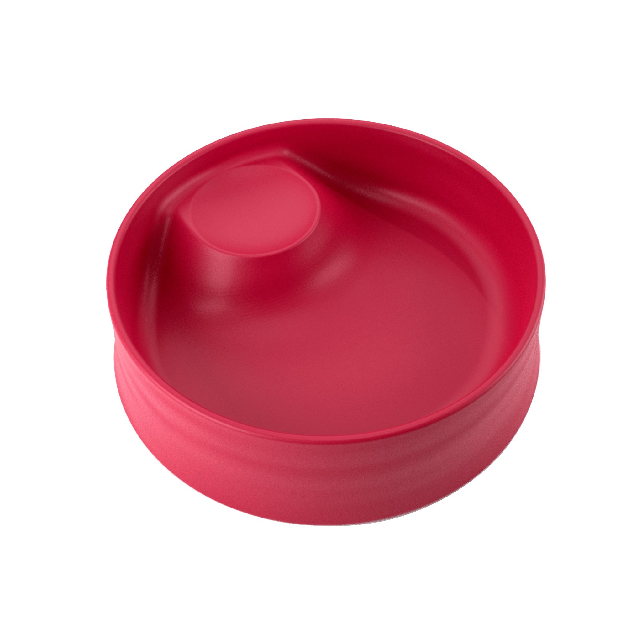 Kizingo Nudge Toddler Bowl Raspberry 