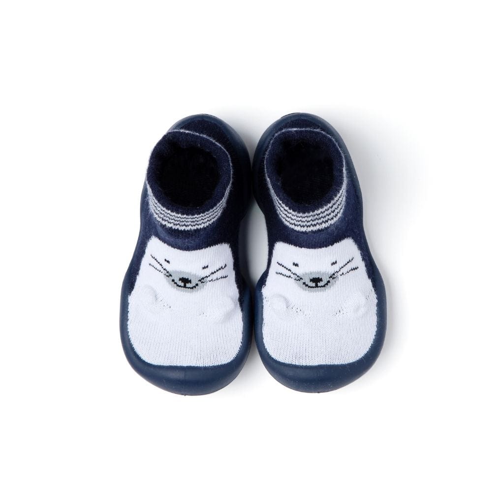 Komuello Baby Seal Rubber Sole Sock Shoes Komuello Baby Seal Rubber Sole Sock Shoes 