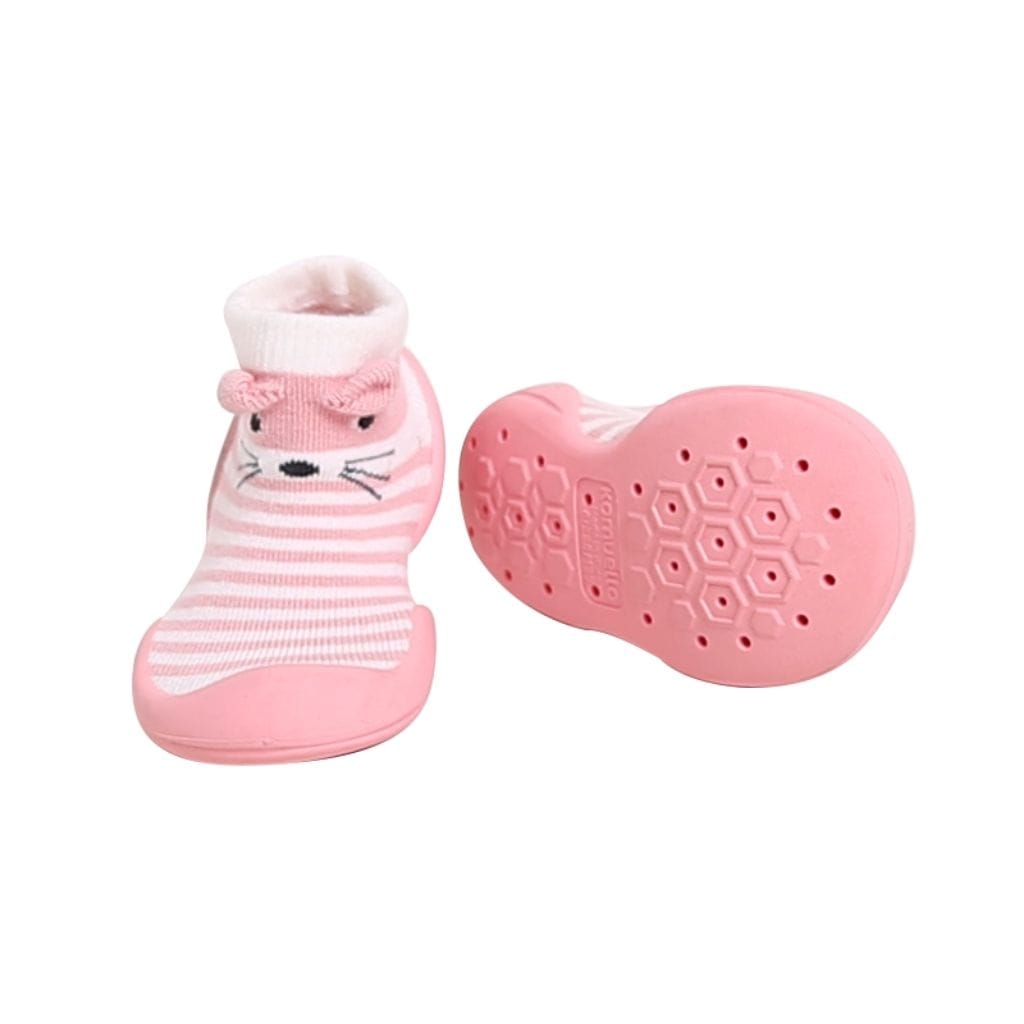 Komuello Bobo Mouse Baby Rubber Sole Sock Shoes Komuello Bobo Mouse Baby Rubber Sole Sock Shoes 