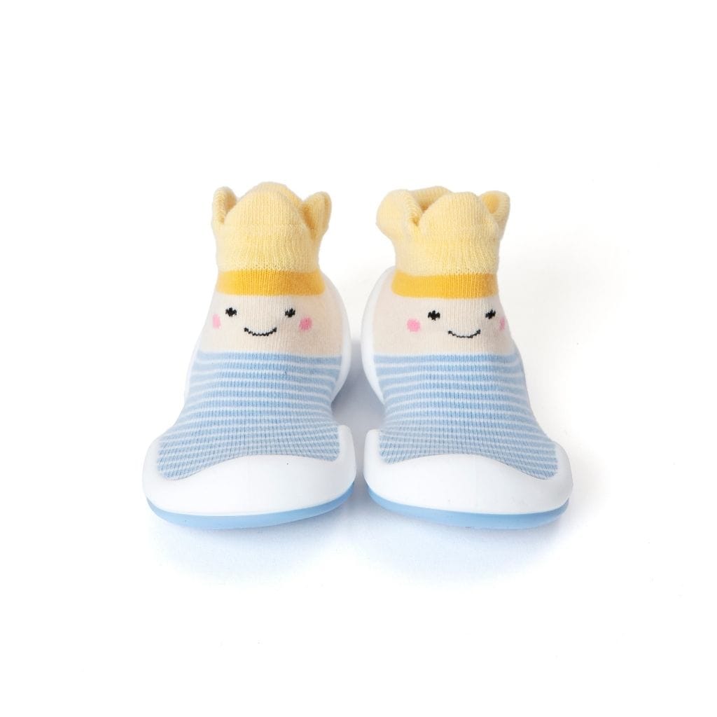 Komuello Crown Prince Baby Rubber Sole Sock Shoes Komuello Crown Prince Baby Rubber Sole Sock Shoes 