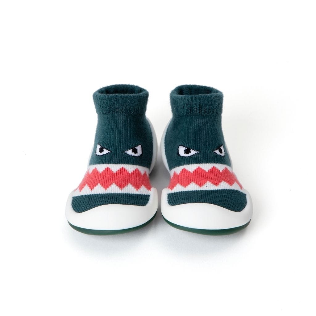 Komuello Dino Baby Rubber Sole Sock Shoes Komuello Dino Baby Rubber Sole Sock Shoes 