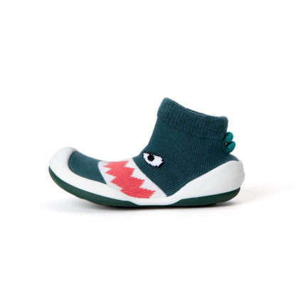 Komuello Dino Baby Rubber Sole Sock Shoes Komuello Dino Baby Rubber Sole Sock Shoes 