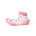 Komuello Floral Baby Rubber Sole Sock Shoes Komuello Floral Baby Rubber Sole Sock Shoes 