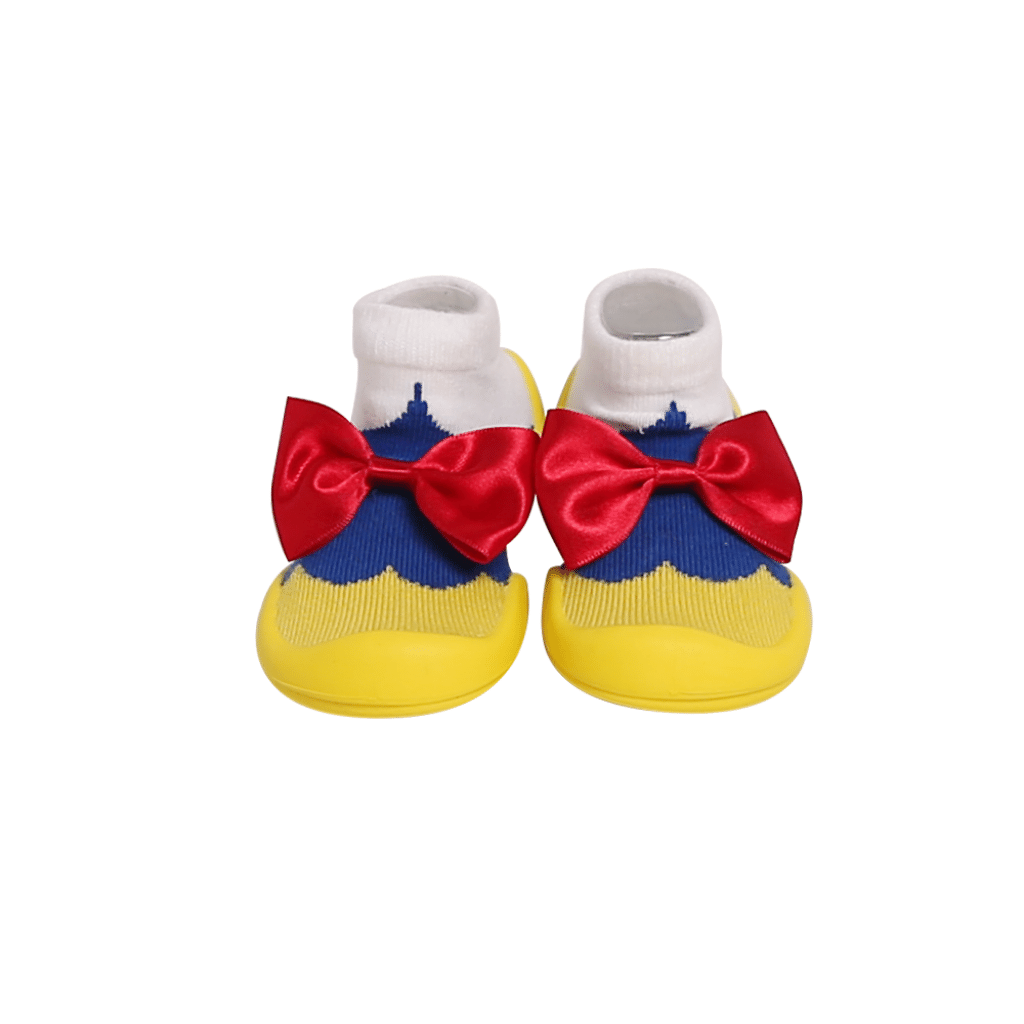 Komuello Little Snow White Baby Rubber Sole Sock Shoes Komuello Little Snow White Baby Rubber Sole Sock Shoes 