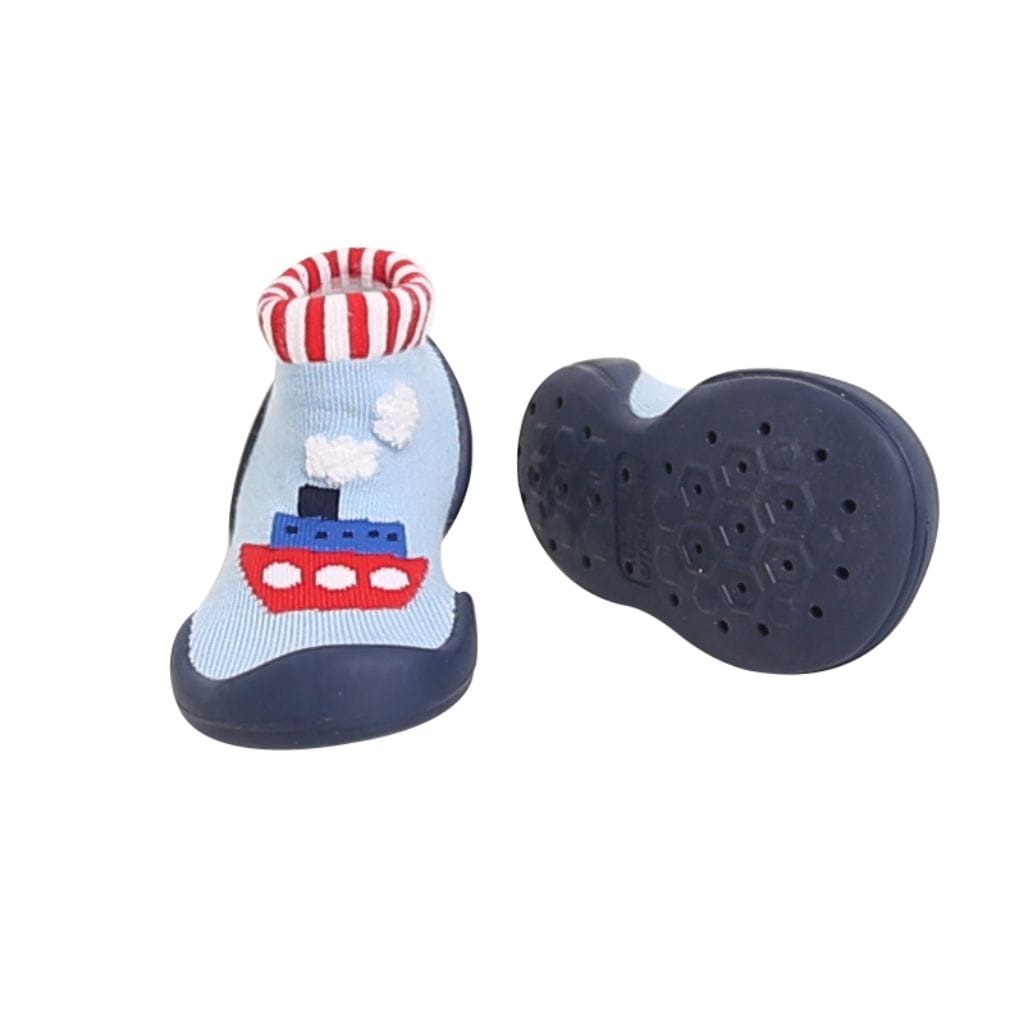 Komuello Marine Tube Baby Rubber Sole Sock Shoes Komuello Marine Tube Baby Rubber Sole Sock Shoes 